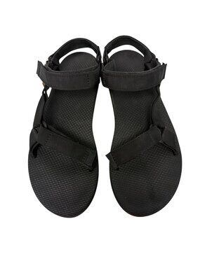 SIZE 10 Womens TEVA Universal Black Classic Sandals